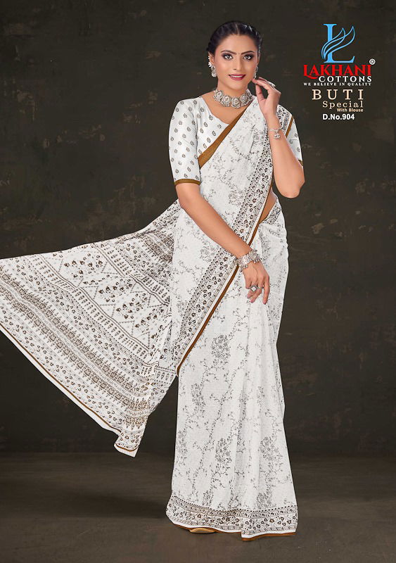 Buti Special Vol 09 By Lakhani Cotton Printed Sarees Wholesale Shop In Surat